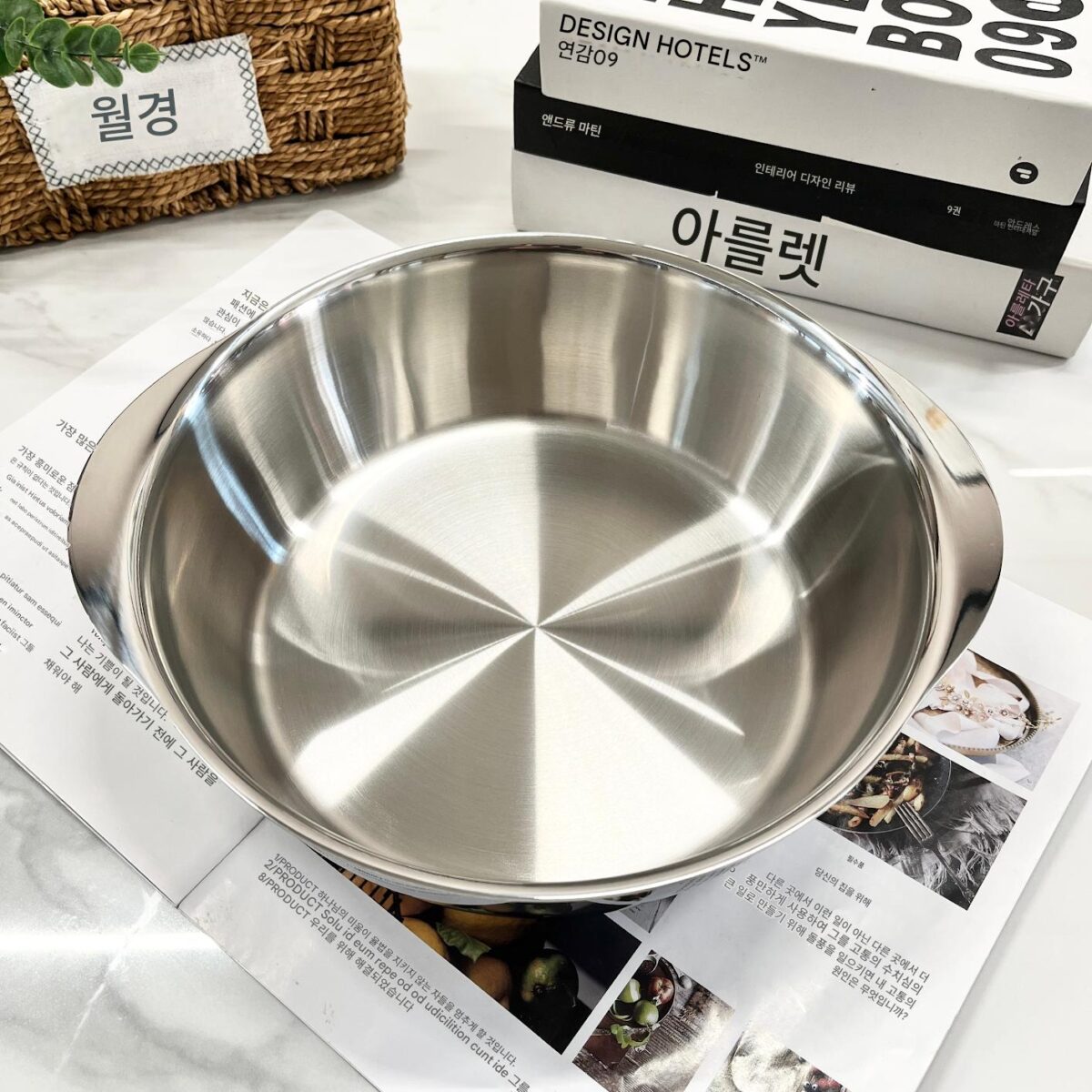 독일기술 3겹 304스테인리스 수프냄비 핫팟 엣지스토브 겸 국수 다목적 분지 두꺼워진 인덕션쿠커 유니버셜 - 이미지 1