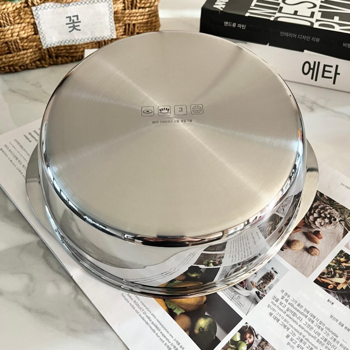 독일기술 3겹 304스테인리스 수프냄비 핫팟 엣지스토브 겸 국수 다목적 분지 두꺼워진 인덕션쿠커 유니버셜 - 이미지 4