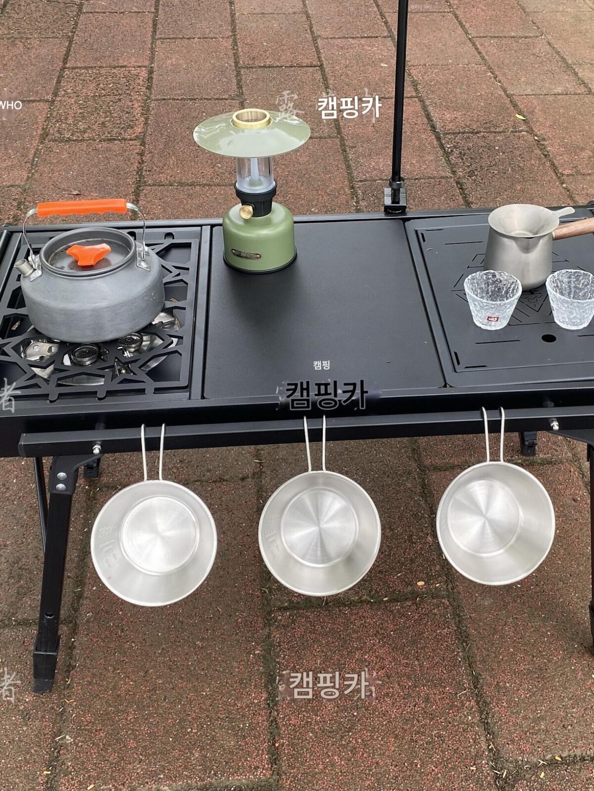 야외 캠핑 레저 티테이블 리프팅 IGT 다기능 휴대용 테이블 피크닉 바베큐 캠핑 접이식 테이블 - 이미지 1
