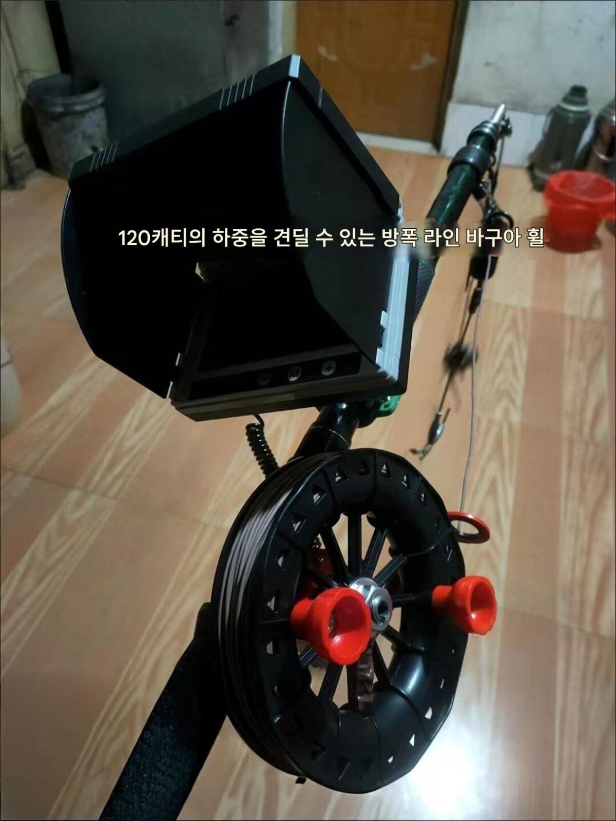2025년형 신세대 전용 비주얼 낚시 가십릴 수동 안티리버스 세미메탈 내구성 방폭 라인 - 이미지 1